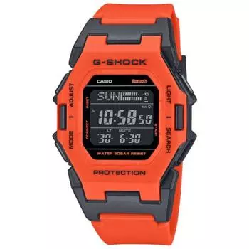 Часы Casio G-Shock [] Оснащены Bluetooth и изготовлены из биопластика GD-B500FL-4JF Мужские оранжевые
