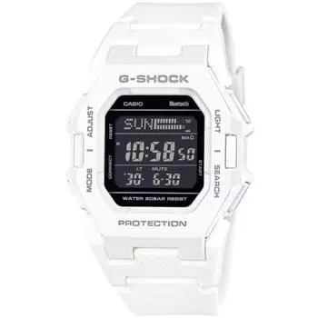 Часы Casio G-Shock [] оснащены функцией Bluetooth-шагомера GD-B500-7JF мужские белые