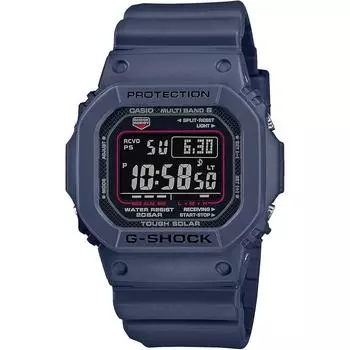 Часы Casio G-Shock Radio Solar Super Illuminator Тип (Светодиодный светильник высокой яркости) GW-M5610U-2JF Мужской Синий тёмно-синий