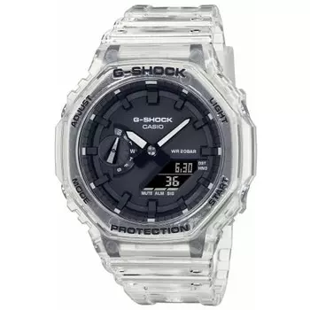 Часы Casio G-Shock Skeleton Series GA-2100SKE-7AJF мужские прозрачные