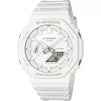Часы Casio G-SHOCK TONE-ONTONE серии GA-2100-7A7JF мужские белые белый