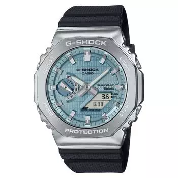 Часы Casio G-SHOCK Touch Solar Mobile Link с черным циферблатом и мировым временем GBM-2100-1A2