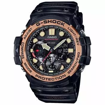 Часы CASIO Gulfmaster Black Rose Gold G-SHOCK & GN-1000RG-1A мужские [Товар]