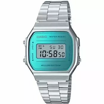 Часы Casio из нержавеющей стали серебристого цвета -A168WEM-2EF