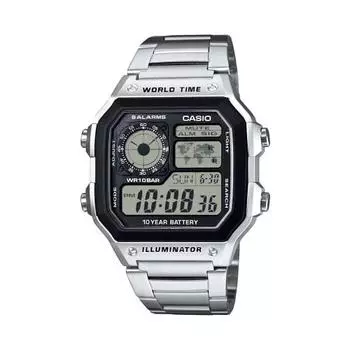 Часы Casio Коллекция Casio AE-1200WHD-1AJF мужские серебристые