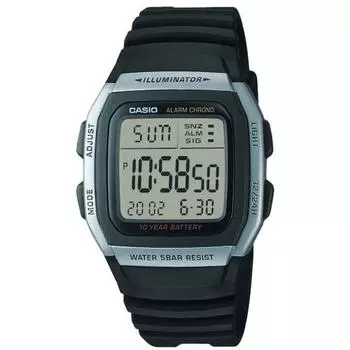 Часы Casio Коллекция Casio W-96H-1AJH мужские черные