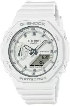 Часы Casio Модель Белые G-Shock Среднего размера GMA-S2100-7AJF