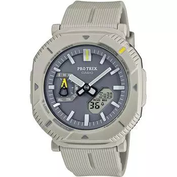 Часы CASIO мужские PRO TREK PRJ-B001-7JF [линия PRO TREK Hiker] из смолы *пластика Biomas, цифровые, аналоговые