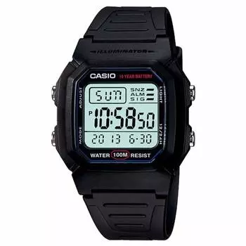 Часы CASIO Overseas Модель W-800H-1A Мужские [Повторно импортированные]