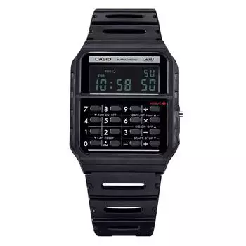 Часы Casio POP Vintage Calculator Digital Black с ремешком из био-смолы Quartz CA-53WB-1B Unisex чёрный