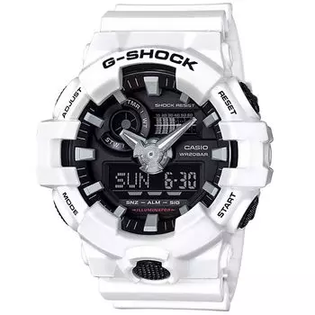 Часы Casio Quartz Resin Casual Watch One Size White Men s G SHOCK белый