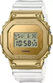 Часы CASIO с металлическим покрытием Gold x Clear Band Overseas Model [Casio] G-SHOCK GM-5600SG-9 Men s [Товар]