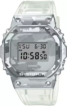 Часы CASIO с металлическим покрытием ORIGIN Skeleton Camouflage Series Camouflage Pattern Clear Band Overseas Model [Casio] G-SHOCK GM-5600SCM-1 Men s [Товар]