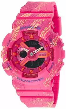 Часы CASIO с текстурой тумана женские зарубежные модели Baby-G BA-110TX-4A [предмет]