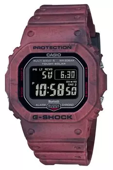 Часы Casio SAND LAND Красные G-Shock, Bluetooth, Радиоуправляемые Солнечные, Серия, GW-B5600SL-4JF, Мужские,
