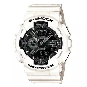 Часы Casio Серия Черный x Белый G-SHOCK GA-110GW-7ADR Белый/Черный (Зарубежная модель)