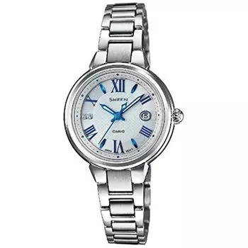 Часы CASIO SHEEN на солнечных батареях SHE-4516SBY-7AJF Silver Lady s NEW из Японии