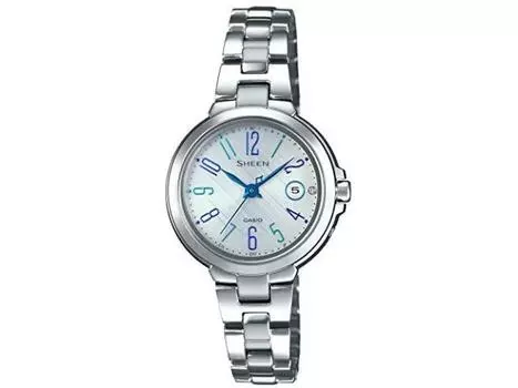 Часы CASIO SHEEN Radio Solar SHW-5100D-7AJF женские серебристые из нержавеющей стали НОВИНКА