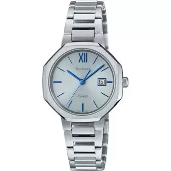 Часы Casio Sheen Solar SHS-4529D-7AJF женские серебристые серебряный