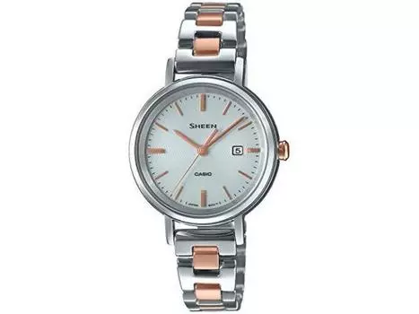 Часы CASIO SHEEN Solar SHS-D300SG-7AJF Женские Серебряный Золотой Нержавеющая сталь НОВИНКА