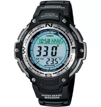 Часы CASIO SPORTS GEAR Twin Sensor SGW-100-1 мужские [реимпортированный продукт] серый