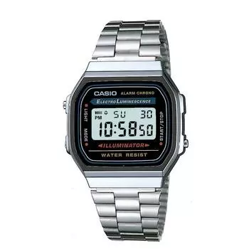 Часы CASIO Standard [Casio] A168WA-1 Мужские [Товар] чёрный