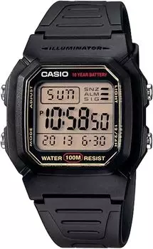 Часы CASIO Standard Digital Genuine BOX Gold LCD Overseas Model [Casio] W-800HG-9AV мужские [Товар]