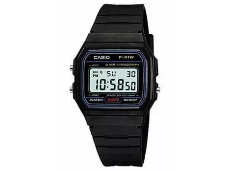 Часы CASIO Standard F-91W-1JF из Японии НОВИНКА