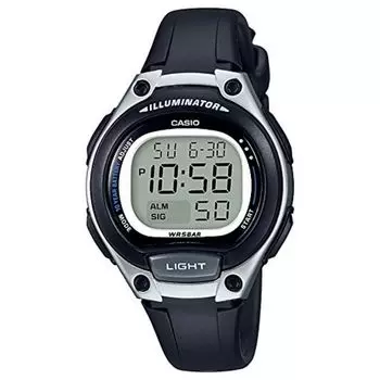 Часы CASIO Standard LW-203-1AJF Женские черные Блистерная упаковка NEW из Японии