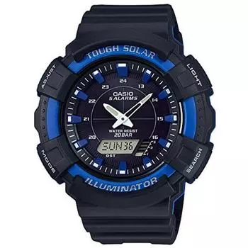 Часы CASIO Standard Solar AD-S800WH-2A2JF Мужские черные НОВИНКИ из Японии