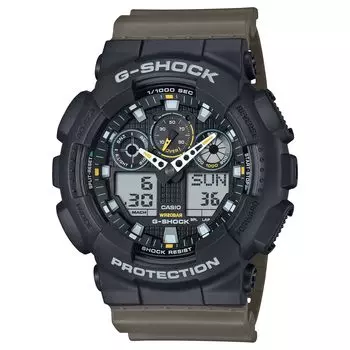 Часы CASIO зарубежная модель G-SHOCK GA-100TU-1A3 мужские [предмет]
