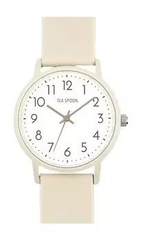Часы Чайная ложка Базовый цвет Резиновые часы IV Ivory [Подписаться] N03722A-1 Женские