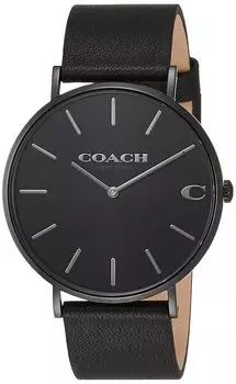 Часы CHARLES 14602434 Черные [Coach] Мужские [Товар]