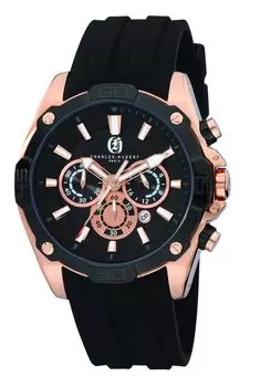 Часы Charles Paris Chronograph Date Black [Charles Hubert] Hubert, 3985-RG мужские