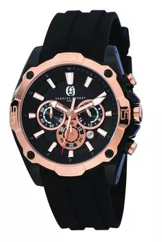 Часы Charles Paris Chronograph Date Black [Charles Hubert] Hubert, 3985-B Мужские чёрный