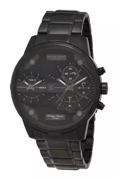 Часы Charles Paris Dual Time Chronograph Date Black [Charles-Hubert Paris] Hubert, 4008-B Мужские