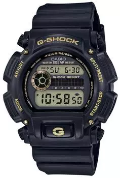 Часы ЧЕРНОЕ ЗОЛОТО Черные [Casio] G-Shock & DW-9052GBX-1A9JF Мужские