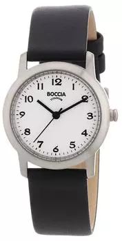 Часы черные [Boccia Titanium] 3291-01 женские чёрный