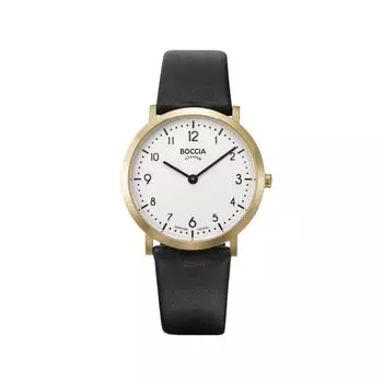Часы Черные [Boccia Titanium] 3335-02 золотой