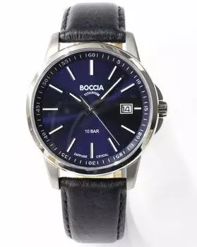 Часы черные [Boccia Titanium] 3633-01