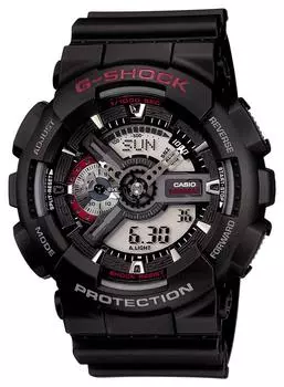 Часы черные [Casio] G-Shock [] GA-110-1AJF мужские чёрный