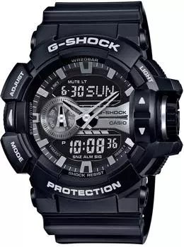 Часы черные [Casio] G-Shock GA-400GB-1AJF