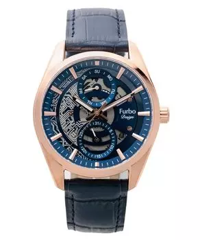 Часы черные [Fulbo Design] NF05W-PGNV мужские синий