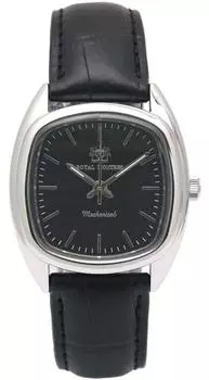 Часы черные [Royal Montres] RM-0008 SV/BK-B