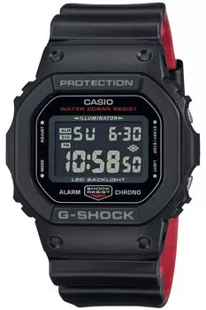 Часы черные x красные [Casio] G-Shock [] DW-5600UHR-1JF мужские