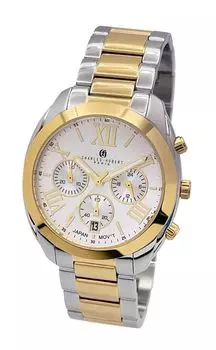 Часы Chronograph Date Gold [Charles Hubert] 4034-W Мужские серебряный