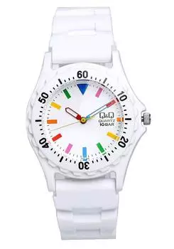 Часы CITIZEN 10 ATM водонепроницаемые цветные часы резиновые белые многоцелевые дайверские дизайны [Citizen Q&Q] Q&Q