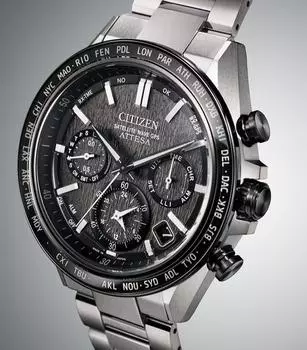 Часы CITIZEN ATTESA GPS Titanium Eco-Drive, сделаны в Японии CC4058-67X