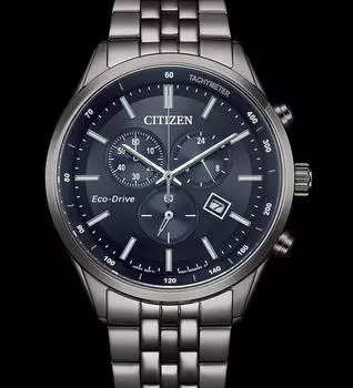 Часы CITIZEN Eco-Drive Chronograph из нержавеющей стали с сапфировым стеклом AT2577-57L