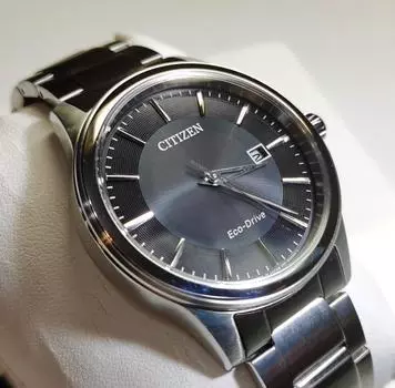 Часы CITIZEN Eco-Drive из нержавеющей стали с сапфировым стеклом BM7290-51E Free